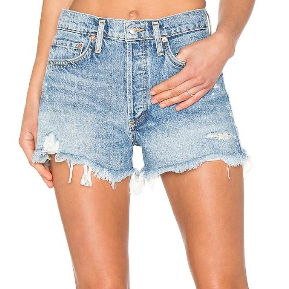 AGOLDE Parker Vintage Cut Off Short, Size 24